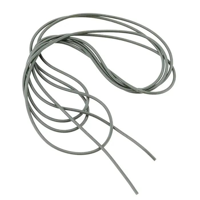 Tube silicone pour hameçons et montages pêche carpe - Système sécurité lead-clip tailles 0.5x1.8mm 0.8x1.9mm 3m