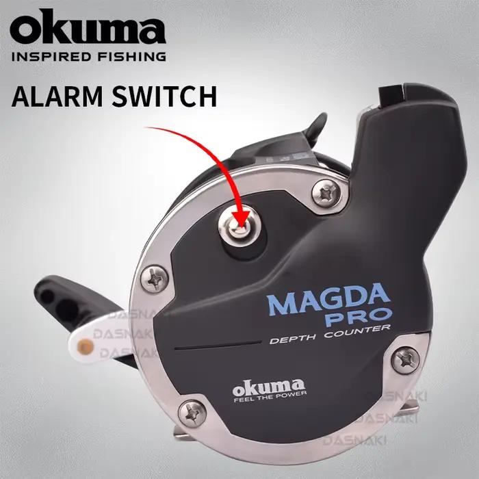 Moulinet mer OKUMA MAGDA linecounter DT MA-15DT-T multirolle baitcasting compteur de ligne