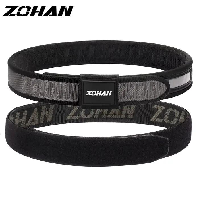 Ceinture de compétition ZOHAN 3 pièces avec boucle caoutchouc pour USPSA IPSC pêche sportive