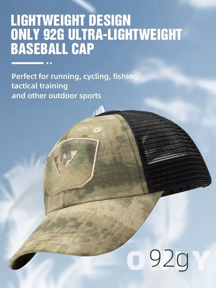 Casquette tactique IDOGEAR en polyester et coton avec ventilation stratégique pour hommes et femmes, idéale pour la pêche, la randonnée et les sorties décontractées
