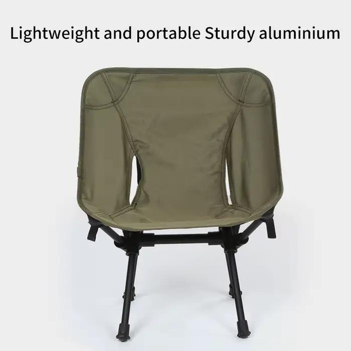 Chaise pêche ultra-légère démontable - Siège pliant camping jardin plage avec rangement intégré