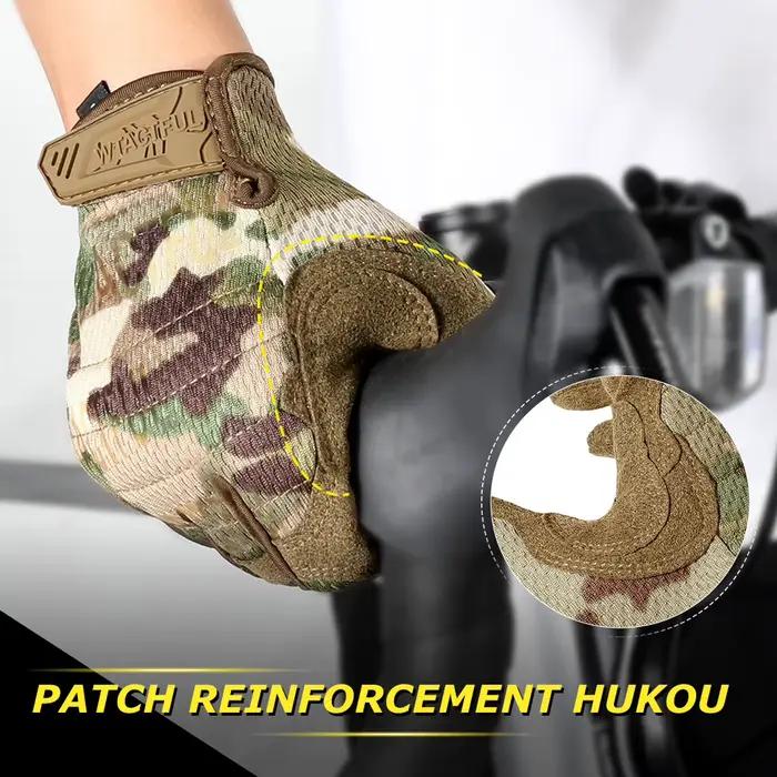 Gants tactiques camouflage écran tactile pour pêche, paintball, airsoft et sports de plein air mixtes