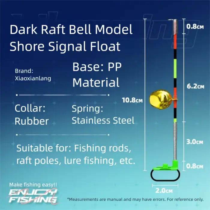 Alarme de touche électronique lumineuse pour pêche sans flotteur - Détecteur de touches poissons lumineux