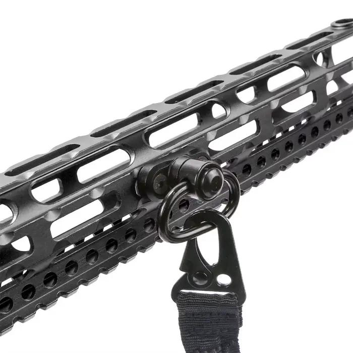 Support sangle QD 1.25" pêche fixation rapide rotation 360° bouton poussoir