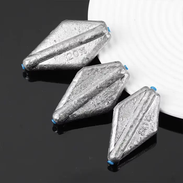 Plombs de pêche plats Tongxin 40-120g choix multiple - Poids pour pêche en eau douce et matériel de pêche