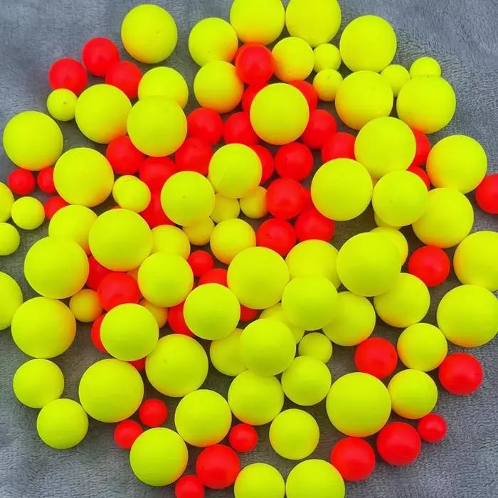 Flotteurs bimoo 100 perles mousse pour pêche en mer et eau douce, appâts artificiels et montage de ligne