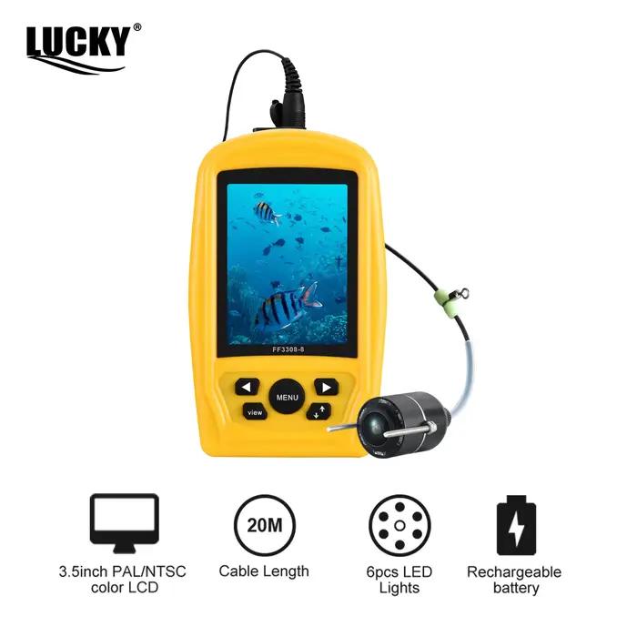 Caméra sous-marine Lucky vision nocturne pour pêche - Écran LCD 4.3" pour observation poissons en direct