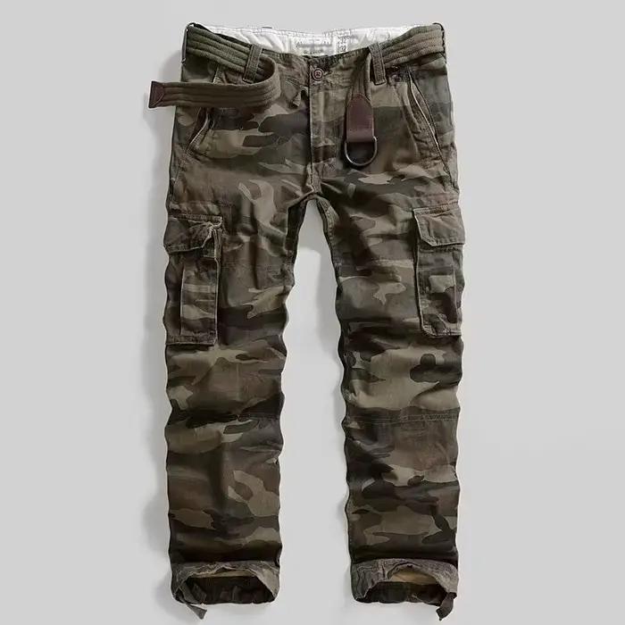 Pantalon camouflage droit délavé - Discrétion optimale pour pêche approche et observation