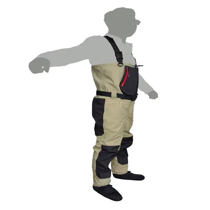 Waders néoprène pêche à la mouche enfants adultes - Bottes rapide séchage imperméables respirantes chasse rafting