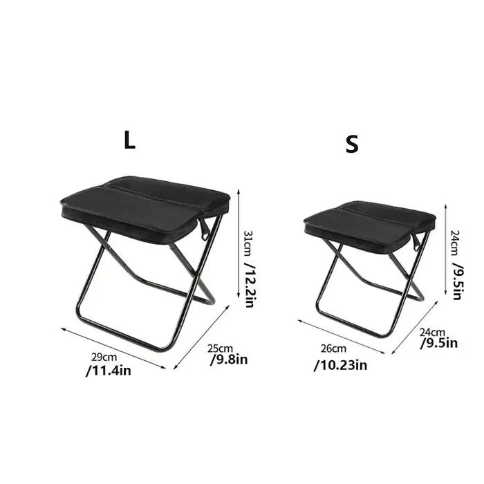 Tabouret de pêche pliant en forme de sac à dos - Siège portable résistant pour sports et activités extérieures