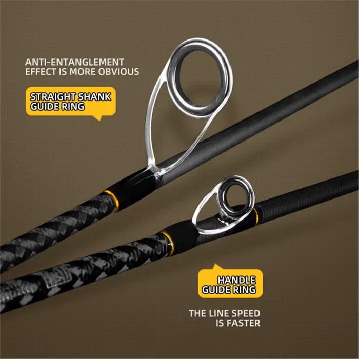 Canne ROLLFISH bateau carbone jigging léger spinning casting mer 2 sections 1.68-1.98m 127-141g leurre