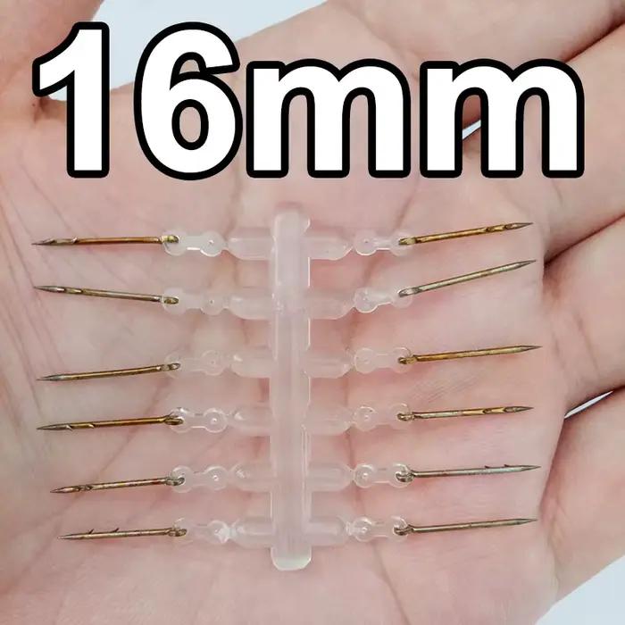 Accessoires de pêche de la carpe 12 pièces épinglette en acier à haute teneur en carbone avec bait spikes et élastiques Ronnie pour pêcheurs lac occasions spéciales