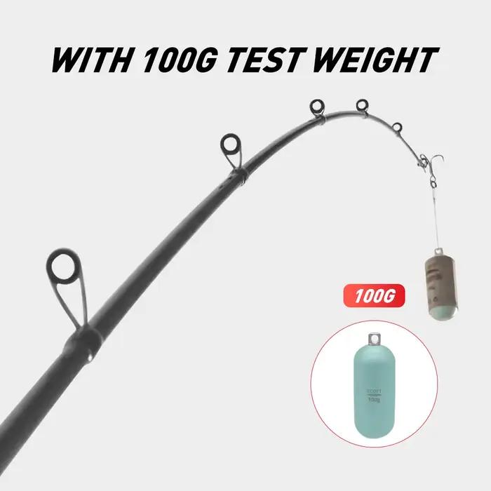 Canne pêche mer casting longue 2.7m à 3.3m avec anneaux Fuji pour bar et spinning