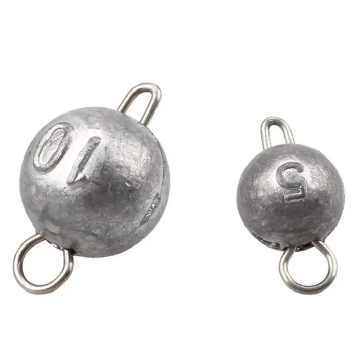 Plombs tête plombée 50 pièces 3g-14g - Sinkers Cheburashka pour leurres souples pêche