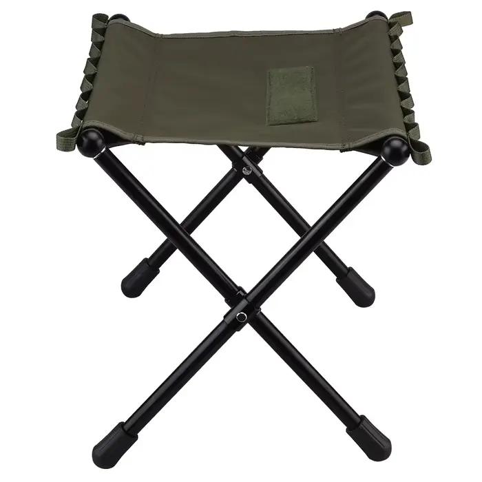 Tabouret pliable tactique en alliage aluminium léger pour chasse, camping, pêche et équipement randonnée