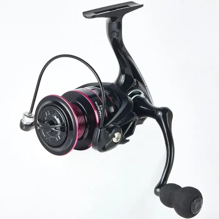 Moulinet de pêche spinning HJ tout métal anti-corrosion pour pêche en mer et eau salée, durable et performant