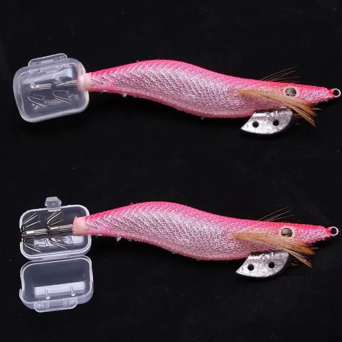 30 coques protectrices hameçons calmar : manchons isolation gros poissons, protection crevettes bois