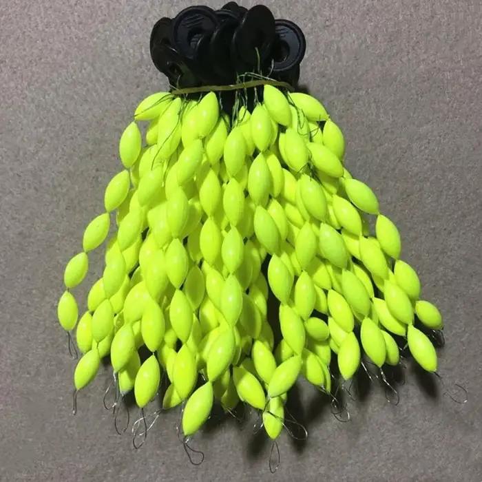 Flotteur coulissant EVA oval ressort pêche crappie silure perche dorée poisson-chat