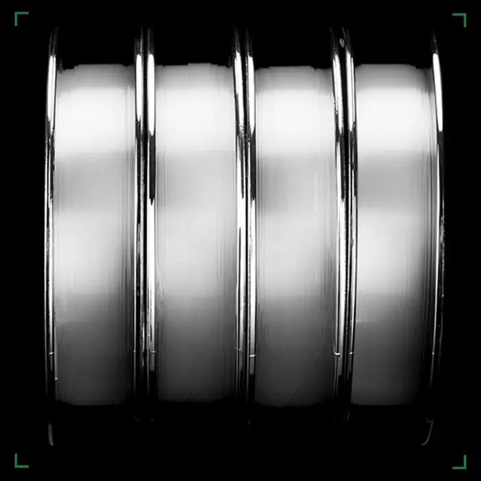 Ligne de pêche fluorocarbone 100% ZUKIBO 50M, pêche en mer, fil coulissant haute résistance 1-25kg, importée du Japon