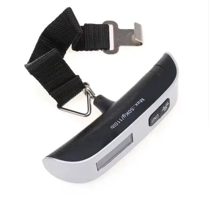 Balance pêche haute précision 50kg - Pèse-sac digital LCD portable pour équipements de voyage