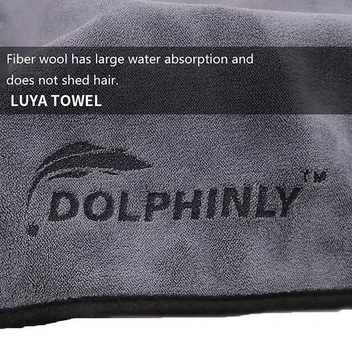 Serviette de pêche portable épaisse antidérapante avec boucle pour essuyage mains et matériel