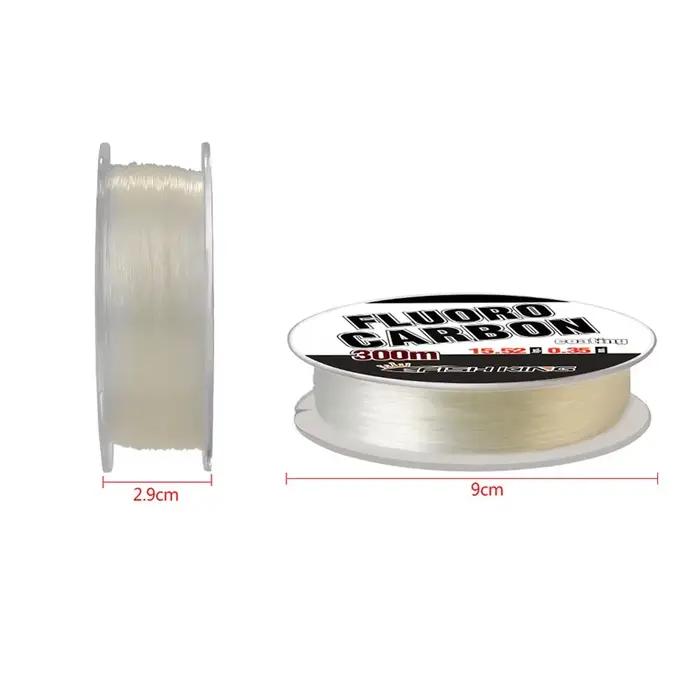 Ligne de pêche fluorocarbone Full Sink 300m pour carpe, leader japonais 100% monofilament 0.30 à 0.50mm