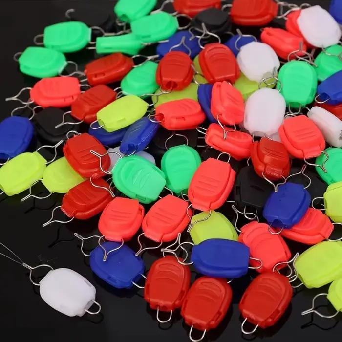 15 clips arrêt-ligne ABS pour moulinet casting, accessoires pêche pour stopper le fil sur votre bobine