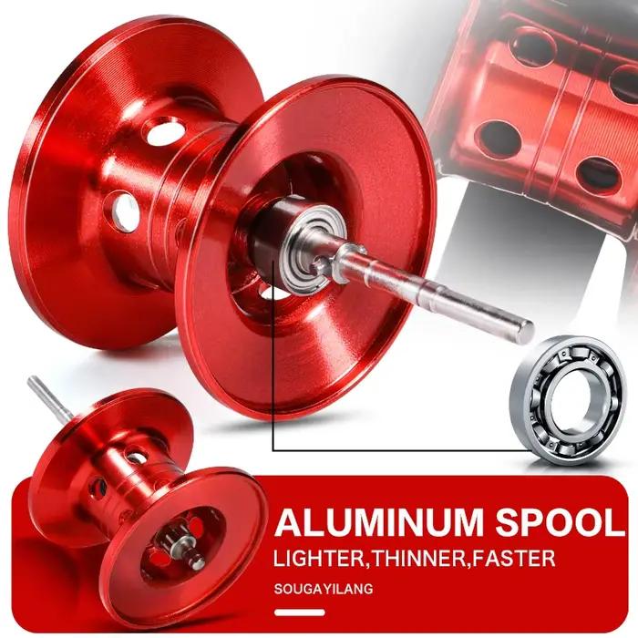 Moulinet baitcasting Sougayilang léger 7.2:1 frein magnétique 8kg drag max pour pêche vitesse