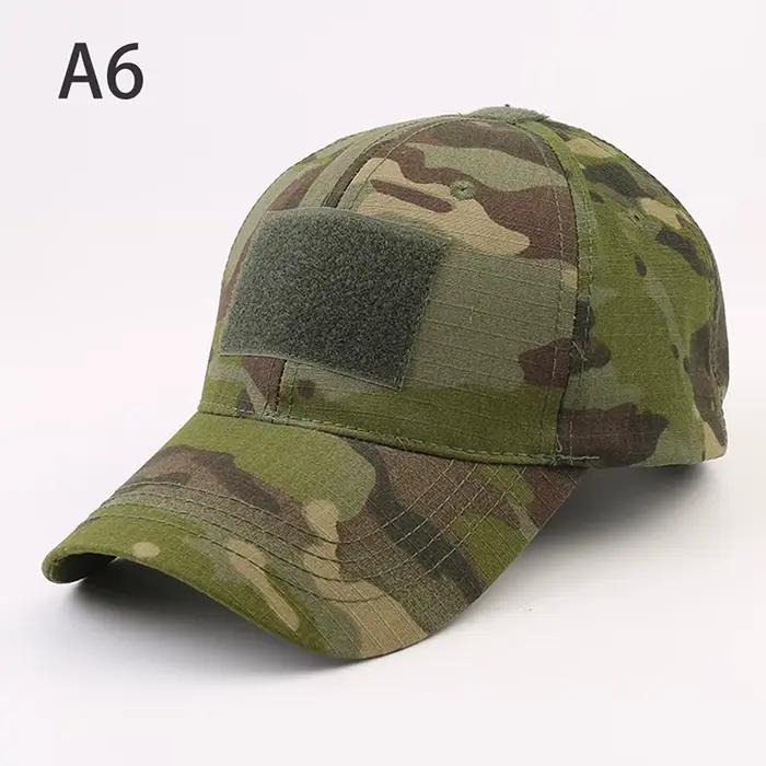 Casquette unisexe camouflage pêche randonnée ajustable été protection solaire snapback