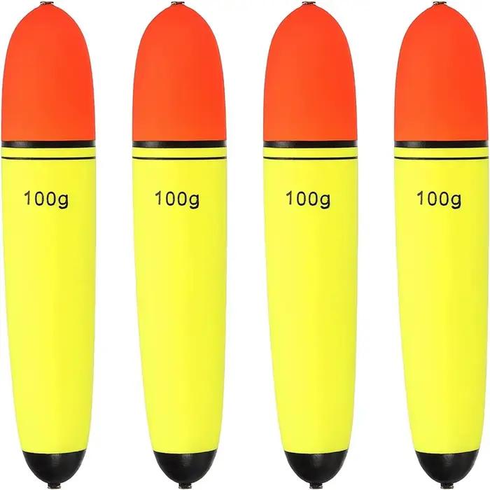 Flotteurs pêche EVA 4 pièces 10g-120g - Boya flottabilité élastique pour rochers et mer