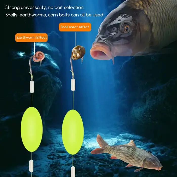 Bas de ligne pêche surf casting avec flotteurs et hameçons sans ardillon pour pêche en mer et eau douce