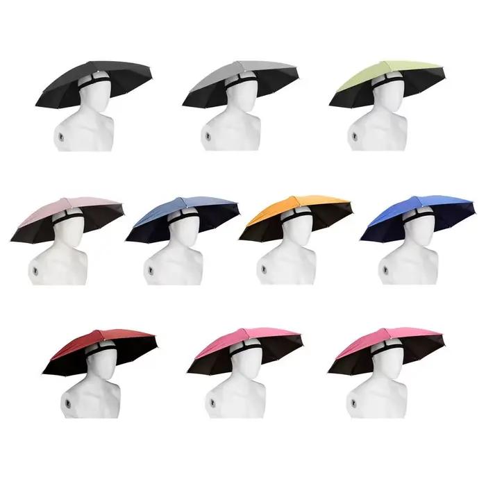 Chapeau parapluie pliable pêche résistant au vent protection solaire portable camping plage