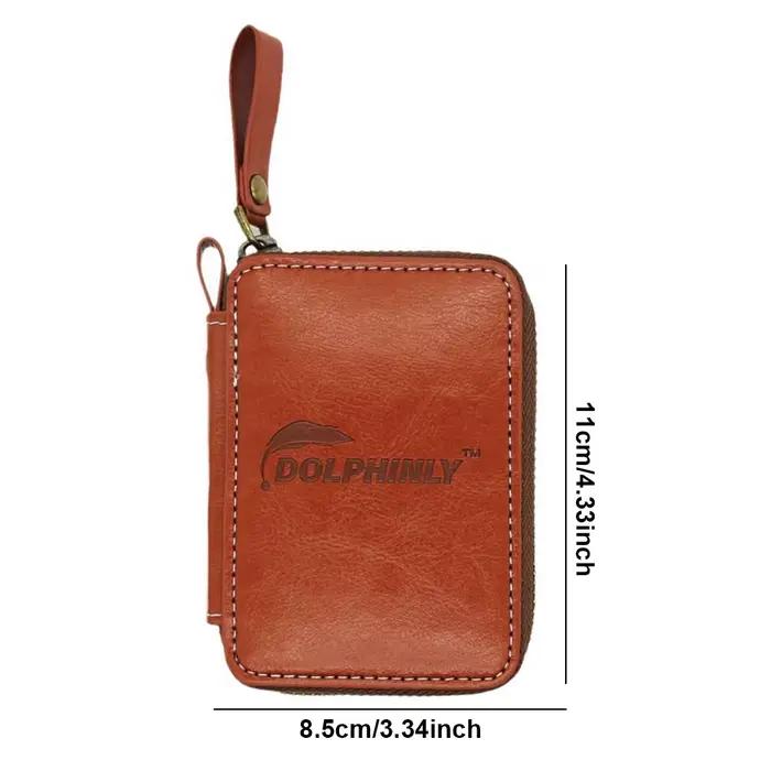 Porte-leurres en nylon robuste pour pêche multi-usages organiseur de leurres jigs spinners occasionnels pêcheurs