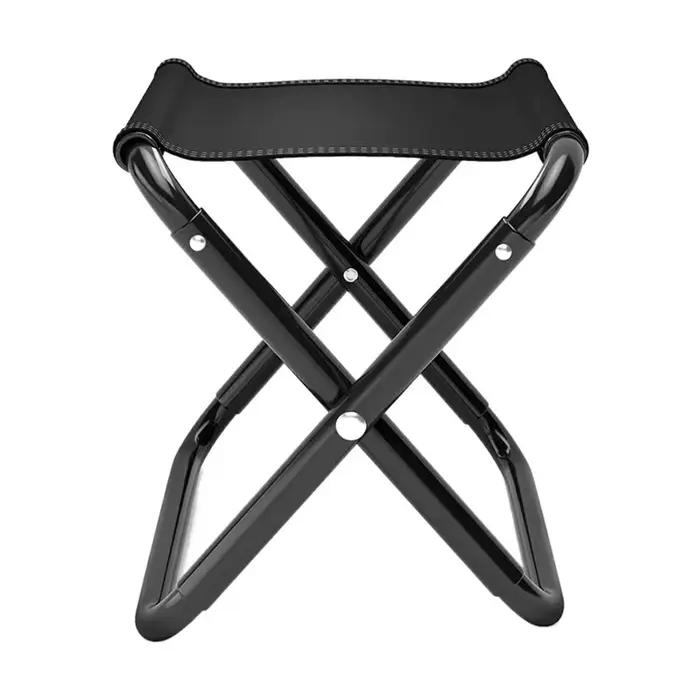Tabouret pliant aluminium ultra-léger pour pêche - siège portable compact et résistant