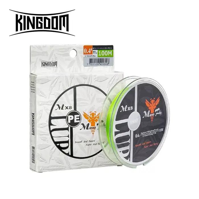 Ligne micro fly tresse PE 4 brins 3 résistances - Casting distance raideur extreme pêche précise