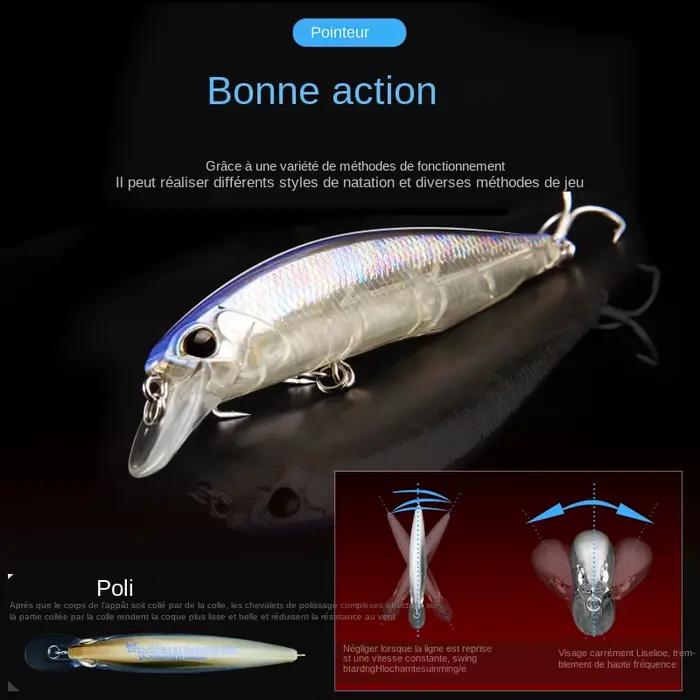 Leurre pêche Bearking 10cm 15g hot model minnow professionnel profondeur 0.8-1.5m 14 couleurs