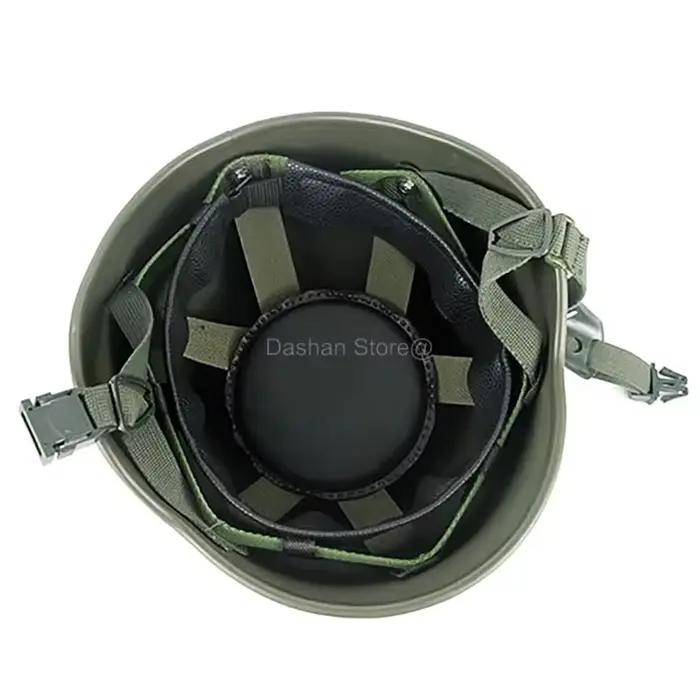 Casque acier tactique russe 6b26 pêche - Protection anti-explosion 99 avec housse et lunettes