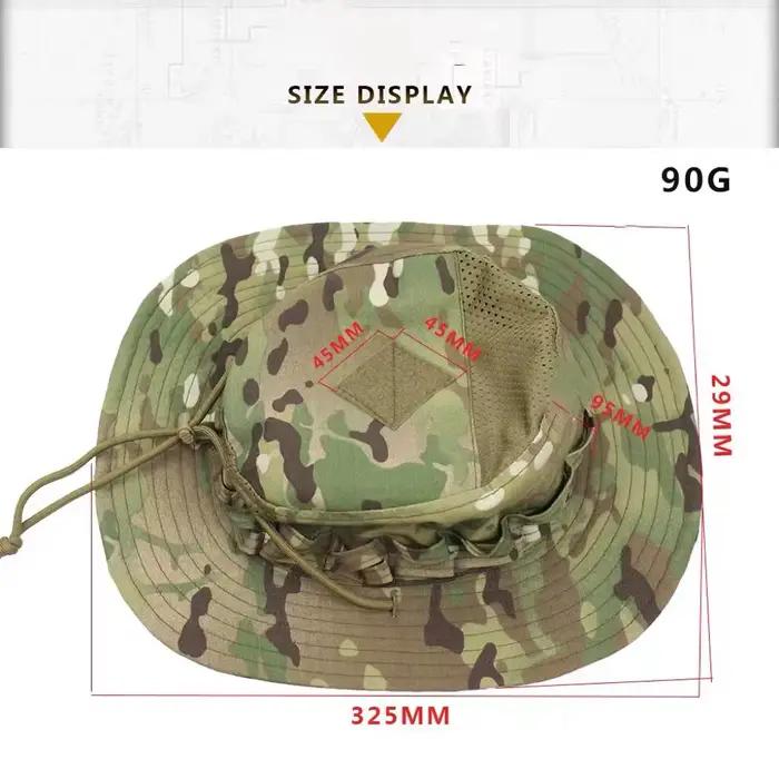 Nouvelle casquette bucket camouflage tactique 2025 pour pêche randonnée et activités outdoor multicam