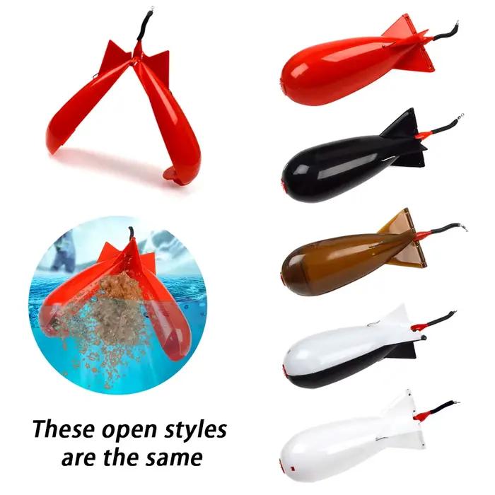 Feeder Rocket Pêche 2 Tailles Grand Petit pour Amorçage Spod Bomb et Lancer d'Appâts