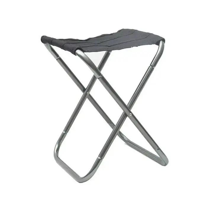 Chaise camping pliante aluminium doré avec housse tabouret pêche siège extérieur transport