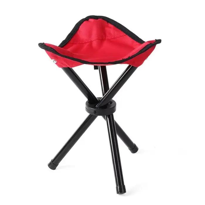 Tabouret pêche triangle trois pieds épaissi pliant portable camping petit cheval cadeau pliable