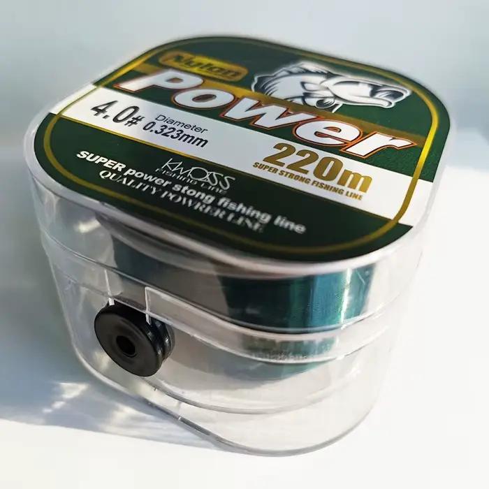 Ligne carpe fluorocarbone 220M japonaise - Nylon revêtu pour pêche en mer et bateau
