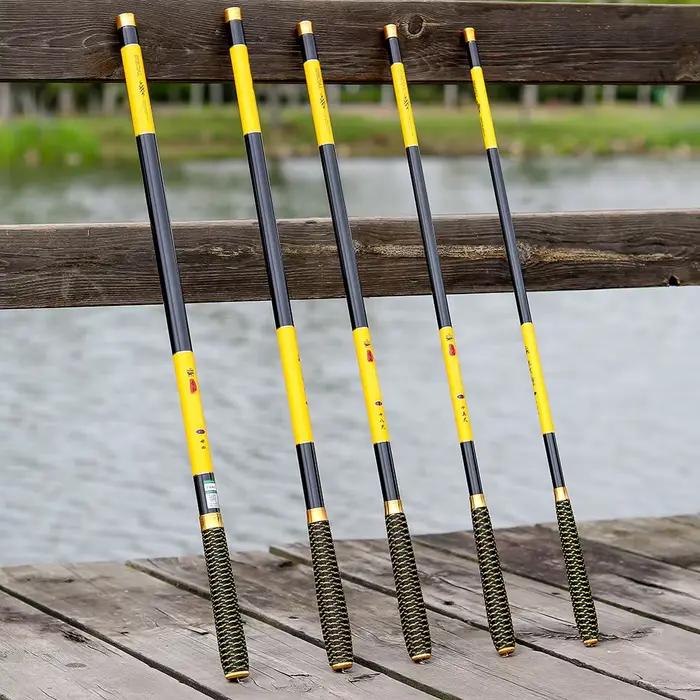 Canne télescopique pêche en rivière JOSBY 2.7M-7.2M carbone FBR ultraléger pour carpe et truite