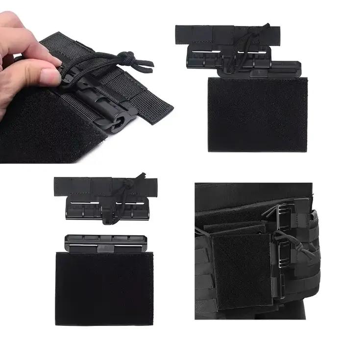Kit boucles dégagement rapide 2 pièces - Pour gilets tactiques de pêche et airsoft