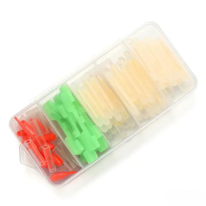 100PCS Bâtons Lumineux Nuit Pêche - Indicateurs Flotteurs Luminosité Eau Douce Salée