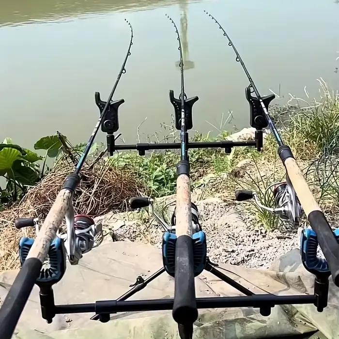 Support canne à pêche réglable PVC léger base 3/8" - Organisateur cannes carp durable support tête