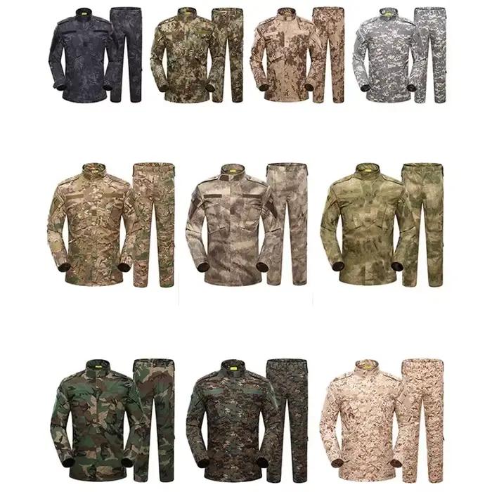 Uniforme jungle camouflage tactique BDU pour airsoft sniper chasse et pêche forêt