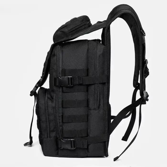 Sac à Dos Tactique 35L pour Pêche - Randonnée Survie Camping Sac Polyvalent Extérieur Sportif