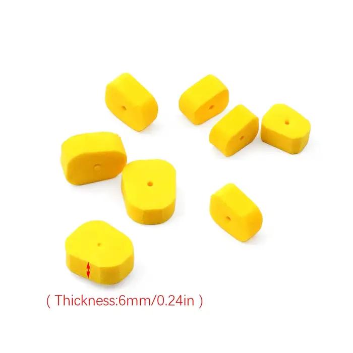 Accessoires pêche carpe 15pc pop up boilies EVA foam forme maïs pour method feeder