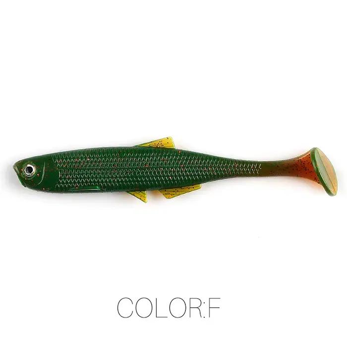 Leurres souples ShadTeez T-tail 5cm/7.5cm/12cm - Leurres 3D yeux pour sandre brochet prédateurs